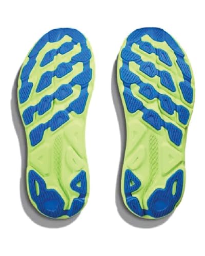 Hoka Men's Clifton 9 Stardust/Electric Cobalt 8 Medium