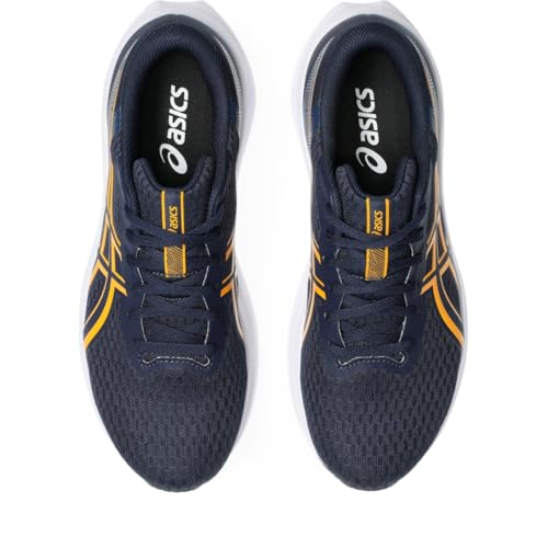 ASICS Men's Patriot 14 Running Shoes, 7, Midnight/YAMABUKI