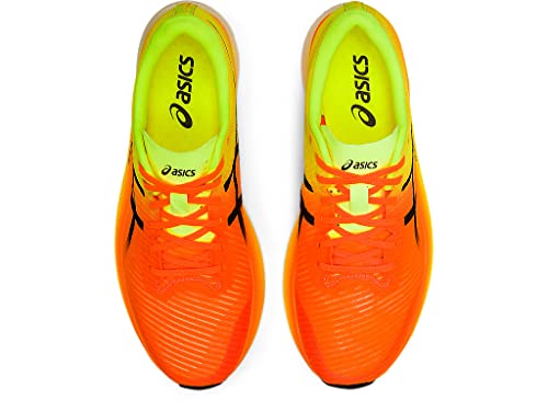 ASICS Women's METASPEED Sky Running Shoes, 6.5, Shocking Orange/Black