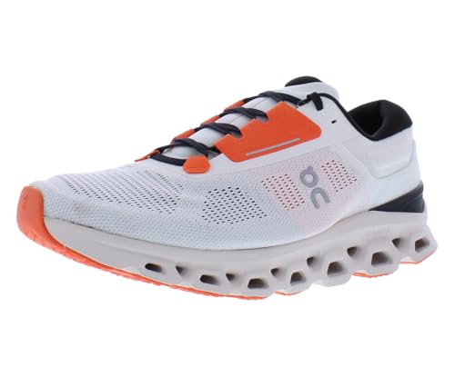 On Men's Cloudstratus 3 Trainers, White Sand, 12.5 US