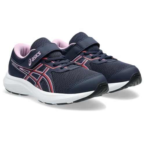 ASICS Kid's Contend 9 Pre School Running Shoes, 2.5, Midnight/Coral Reef