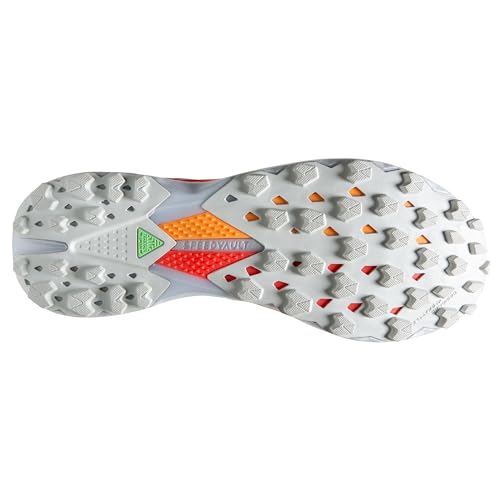 Brooks Unisex Catamount Agil Trail Running Shoe for Men & Women - Illusion Blue/Coral/Orange - 8.5 Medium