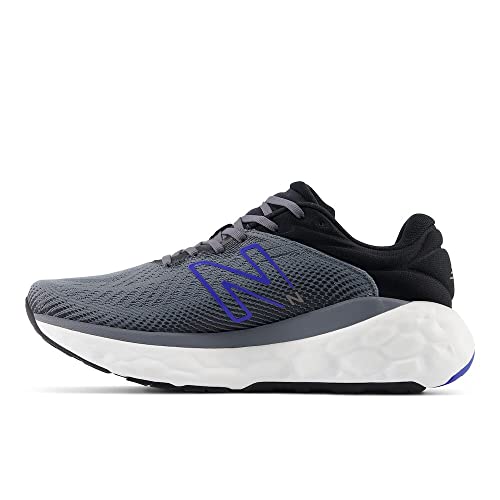 New Balance Men's Fresh Foam X 840F V1 Running Shoe, Castlerock/Marine Blue/Black, 10 M
