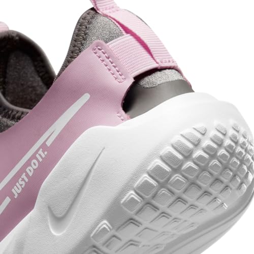 Nike Toddlers Unisex-Child Flex Runner 2 Running Shoes, Pink Foam White Flat Pewter Photo Blue, Size 7 Toddler
