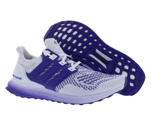 ADIDAS Women's Ultraboost 2023 1.0 Running Shoes, Cloud White/Energy Ink/Collegiate Purple, US 8.5 W