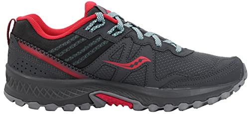 Saucony Women's Excursion TR14 Dark Grey/Hot Pink Running Shoe 7.5 M US