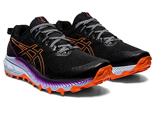 ASICS Women's Gel-Trabuco 10 Running Shoes, 10.5, Black/NOVA Orange
