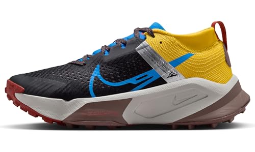 Nike Women's ZoomX Zegama Trail Running Shoes (Black/LT Photo Blue, 7.5) - product image