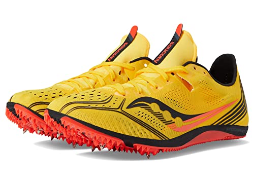 Saucony Women's Endorphin 3 Running Shoe, VIZIGLD/VIZIRED, 11