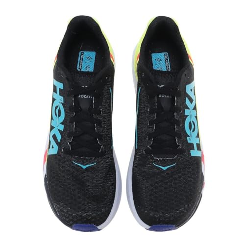 Hoka One Unisex's Rocket X Running Shoe, Black Evening Primrose, US:5.5 - alternate view 2
