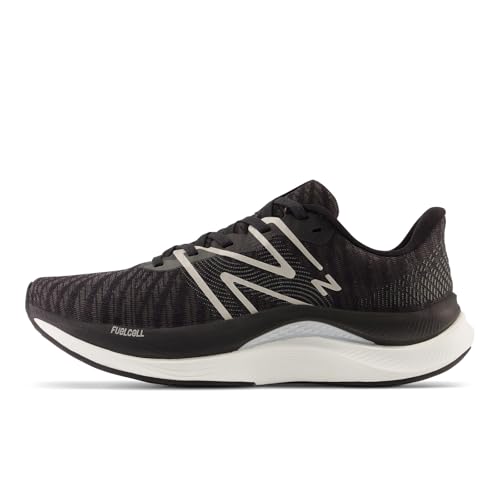 New Balance Women's FuelCell Propel V4 Running Shoe, Black/White, 9.5
