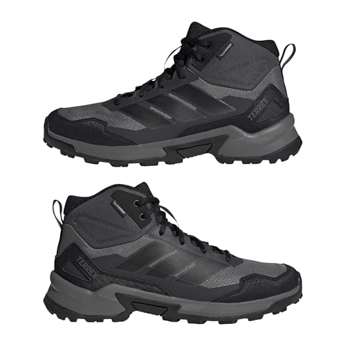 adidas Men's Terrex Eastrail 3 Mid Clima Hiking Shoe, Grey/Black/Carbon, 10.5