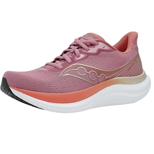 Saucony, Women, Triumph 23, Mauve/Black, 8, Medium