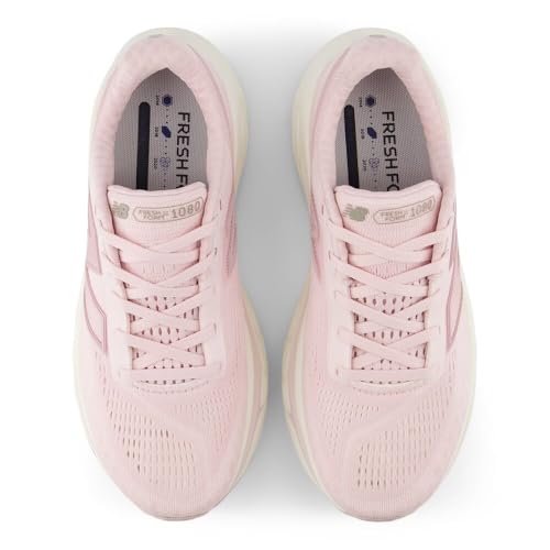 New Balance Women's Fresh Foam X 1080 V14 Running Shoe, Rose Sugar/Twilight Haze/Sea Salt, 6.5 XW