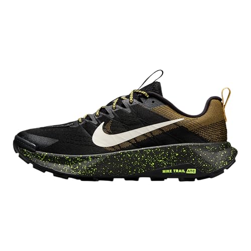 Nike Wildhorse 10 Men's Trail Running Shoes (Black/Peat Moss/Volt Ice/Phantom) Size 8 - product image