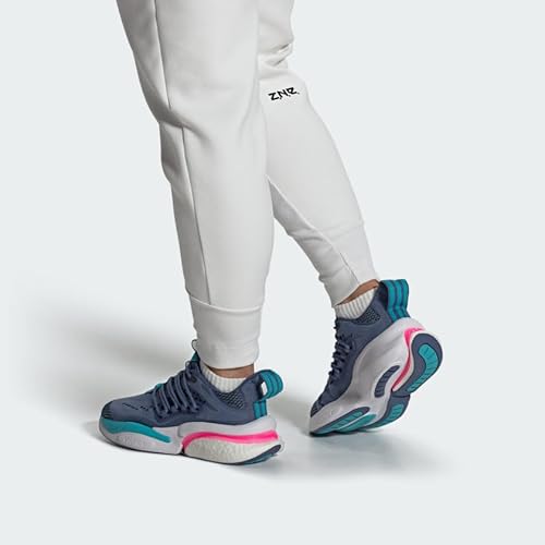 Adidas Womens Alphaboost V1 Crew Blue/Lucid Pink/Lucid Cyan 10