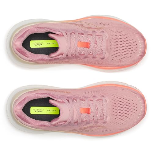 Saucony Women's Guide 19 Sneaker, Mauve/Salmon, 11