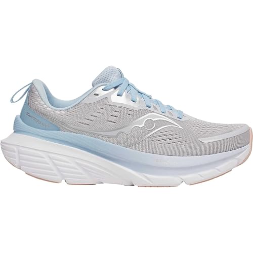 Saucony Women's Guide 18 Sneaker, Cloud/Dream, 9