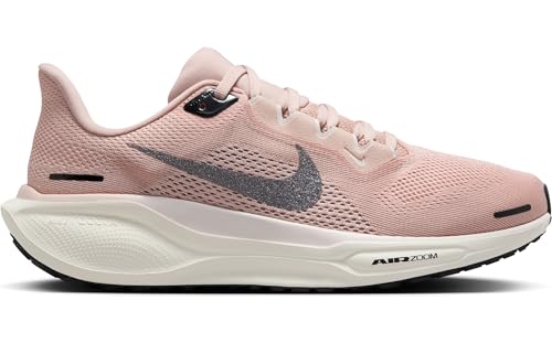Nike Women's Women's Air Zoom Pegasus 41Running Shoe, Pink Oxford Anthracite Light S, 8.5 US