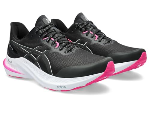 ASICS Men's GT-2000 12 Shoes, 12, Black/Pure Silver
