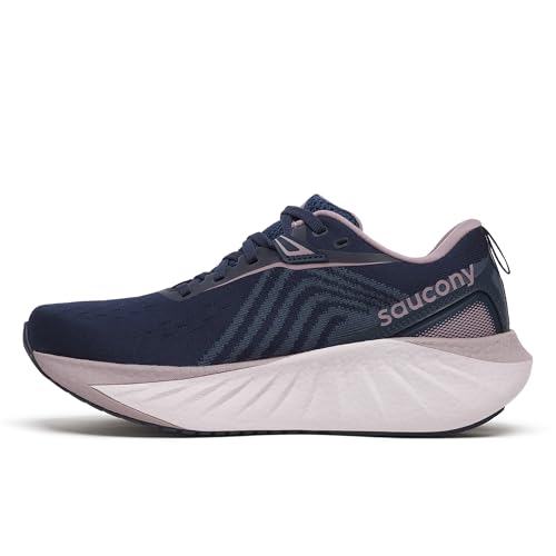 Saucony Women's Triumph 22 Sneaker, Navy/Dusk, 8.5