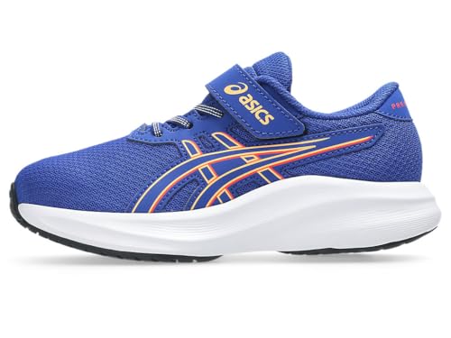 ASICS Kid's PRE Excite 11 PS Running Shoes, K11, Prussian Blue/Orange Glow