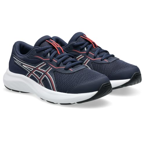 ASICS Kid's Contend 9 Grade School Running Shoe, 1.5, Midnight/Flash RED