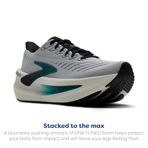 Brooks Men’s Glycerin Max 2 Neutral Running & Walking Shoe - Mist/Atlantic Deep/Coconut - 12 Medium - alternate view 4