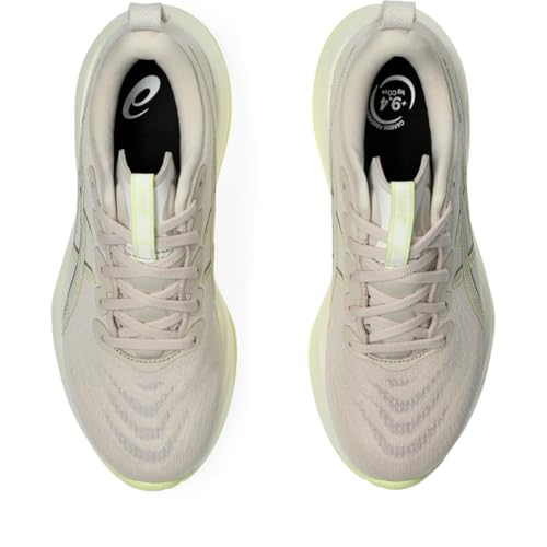 ASICS Women's Gel-Cumulus 27 Running Shoes, 9.5, Mineral Beige/Huddle Yellow