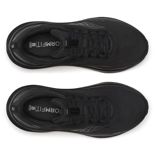 Saucony Women's Echelon 10 Sneaker, Black/Black/Black, 12