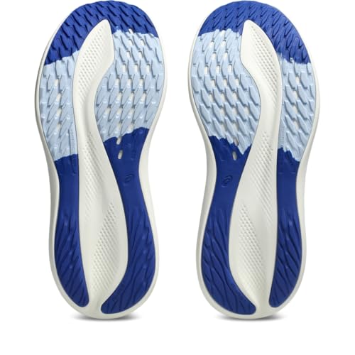 ASICS Women's GLIDERIDE MAX 2 Wide Running Shoes, 8.5, Solid AIR/Prussian Blue