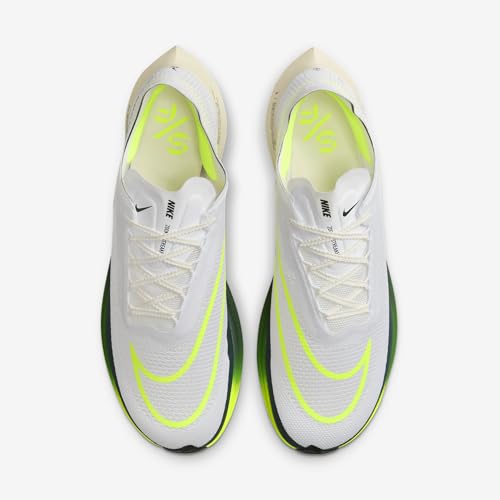 Nike Streakfly Men's Road Racing Shoes (FZ4022-100, White/Volt/Sail/Pro Green) Size 13