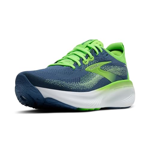 Brooks Men’s Adrenaline GTS 25 Supportive Running & Walking Shoe - Green/Moonlight/Phantom - 11 Medium