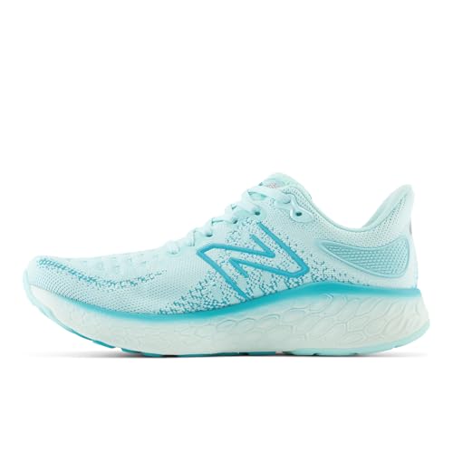 New Balance Women's Fresh Foam X 1080 V12 Running Shoe, Bright Cyan/Virtual Blue, 5.5 M