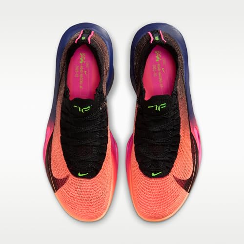 Nike Alphafly 3 Glam Men's Road Racing Shoes (Orange Pulse/Purple Dynasty/Electric Green/Black) Size 7