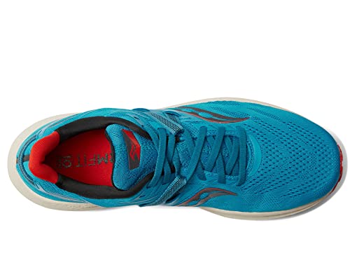 Saucony Men's Triumph 20 Running Shoe, Ocean/Redrock 13 M US