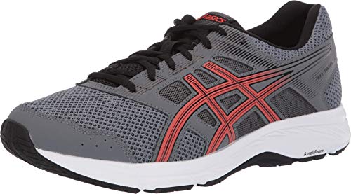 ASICS Men Gel-Contend 5 Running, Steel Grey/Red Snapp, 11.5 M US