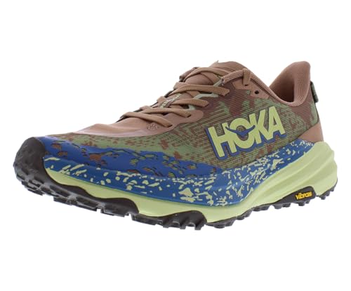 HOKA Speedgoat 6 Mens Shoes Size 11, Color: Maple/Cardamom-Multi-Colored