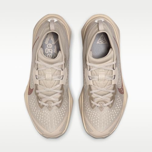 Nike ACG Zegama Women's Trail Running Shoes (Cream II/Safety Orange/Light Orewood Brown) Size 9 - alternate view 4