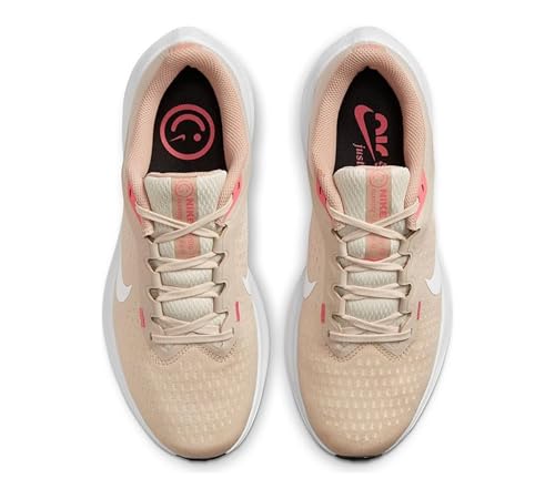 NIKE Air Winflo 10 Women's Trainers Sneakers Running Shoes, Sand Drift Hemp Sea Coral White, 6.5 UK, 9
