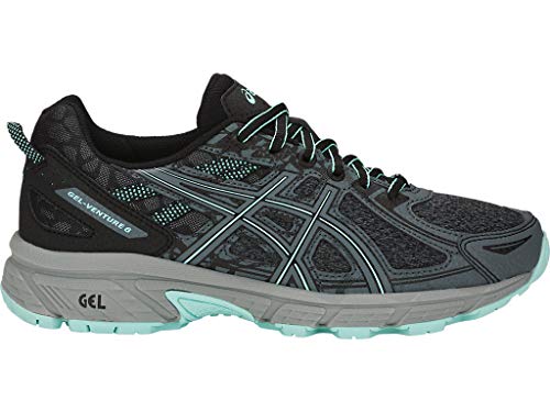 ASICS Women's Gel-Venture 6 Black/ICY Morning Running Shoe 7.5 M US