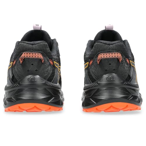 ASICS Women's Gel-Venture 10 Waterproof Trail Running Shoes, 5, Black/Carrier Grey
