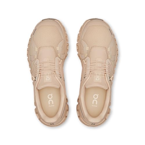 On Womens Cloud 6 Sand/Sand 9.5 Medium