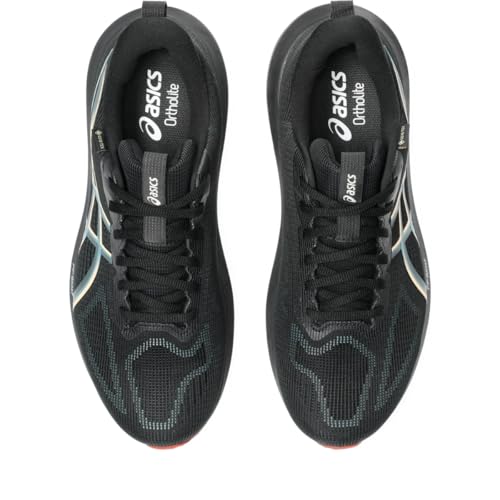 ASICS Men's GT-1000 14 Running Shoes, 9, Black/Apricot Crush