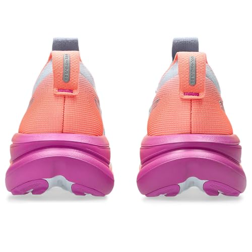 ASICS Womens Gel-Nimbus 28 Sunny Sizzle Sports Shoes, SKY/DIGITAL SAKURA, 9 US