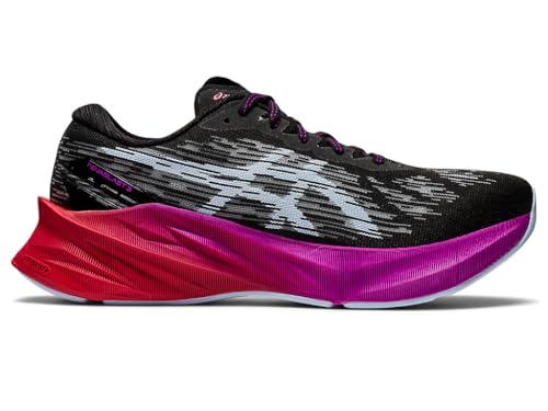 ASICS Women's NOVABLAST 3 Running Shoes, 7, Black/Soft Sky