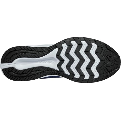 Saucony Men's Cohesion 16 Sneaker, Indigo/Acid, 12 Wide