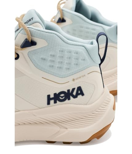 Hoka, Women's, Transport Hike GTX, Alabaster/Glimmering Blue, 9, Medium - alternate view 6