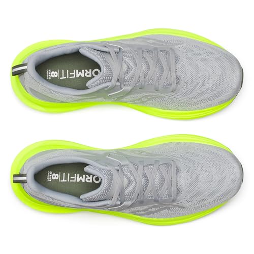 Saucony Men's Tempus 2 Sneaker, Cloud/Citron, 12