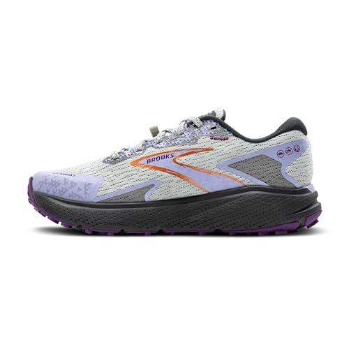 Brooks Women’s Divide 5 Trail Running Shoe - Mercury/Ebony/Sweet Lavender - 6.5 Medium